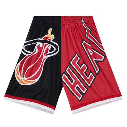 Mitchell & Ness NBA Big Face Fashion Shorts 5.0 Miami Heat