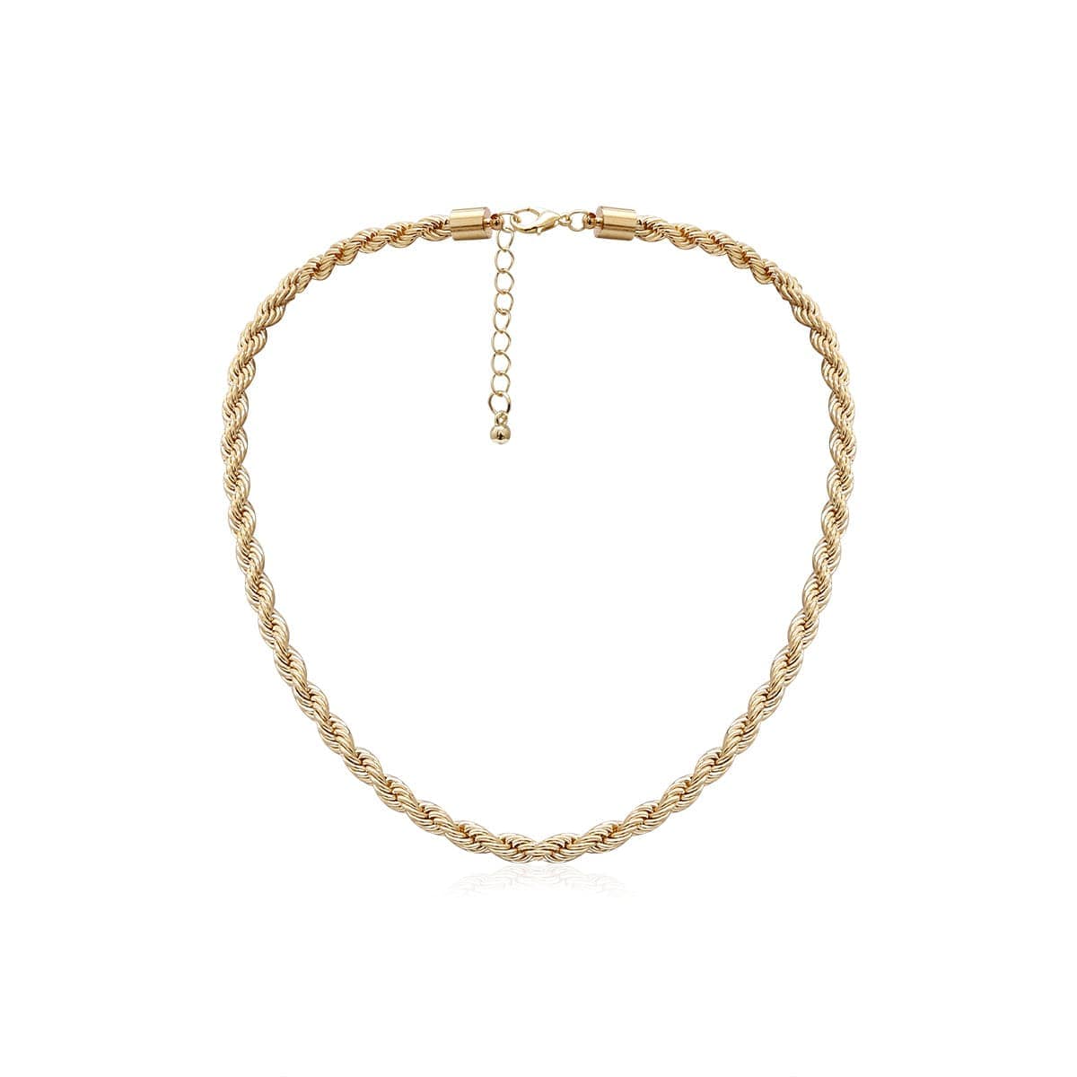 Goldtone Twisted Necklace