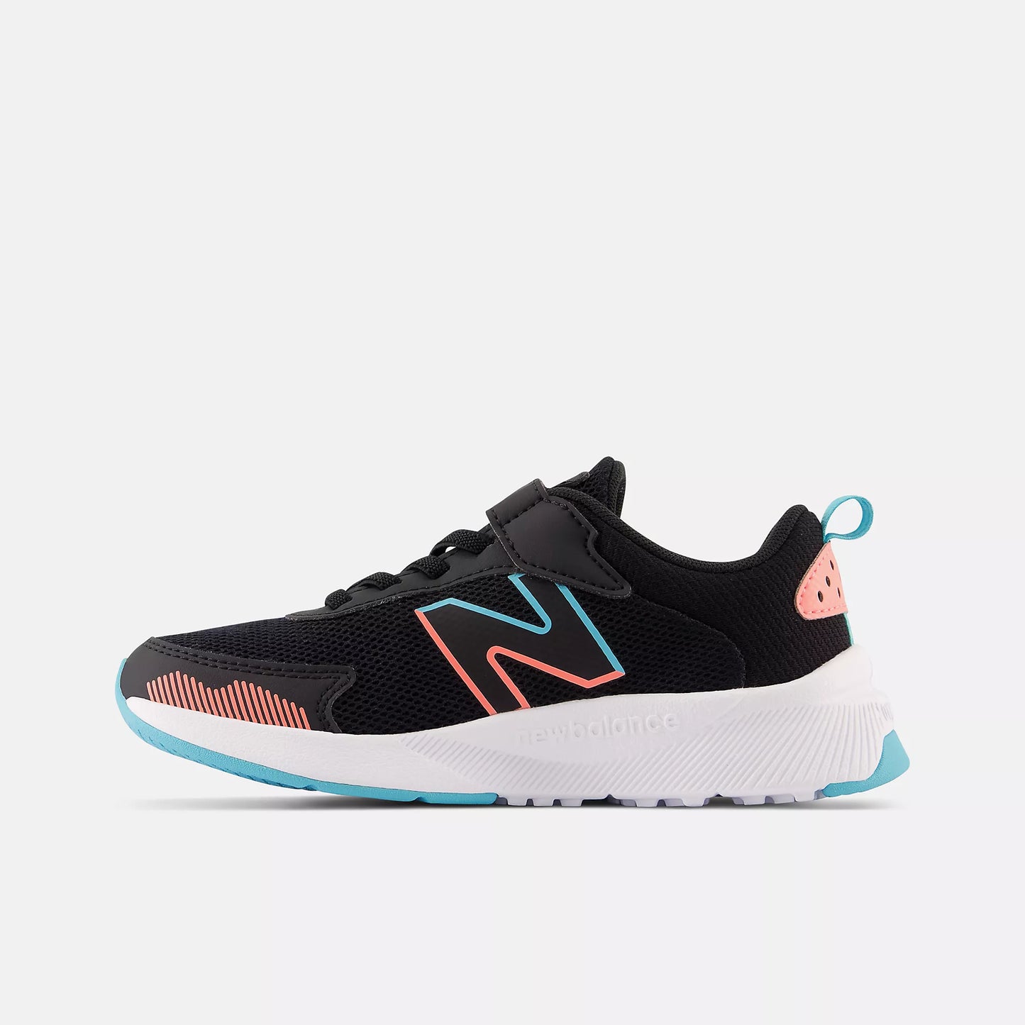 New Balance Preschool Dynasoft 545 Bungee Lace Black Grapefruit