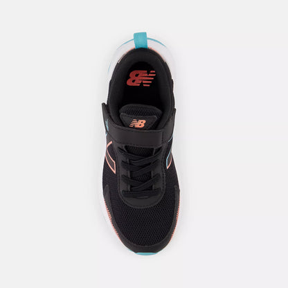 New Balance Preschool Dynasoft 545 Bungee Black Grapefruit Wide