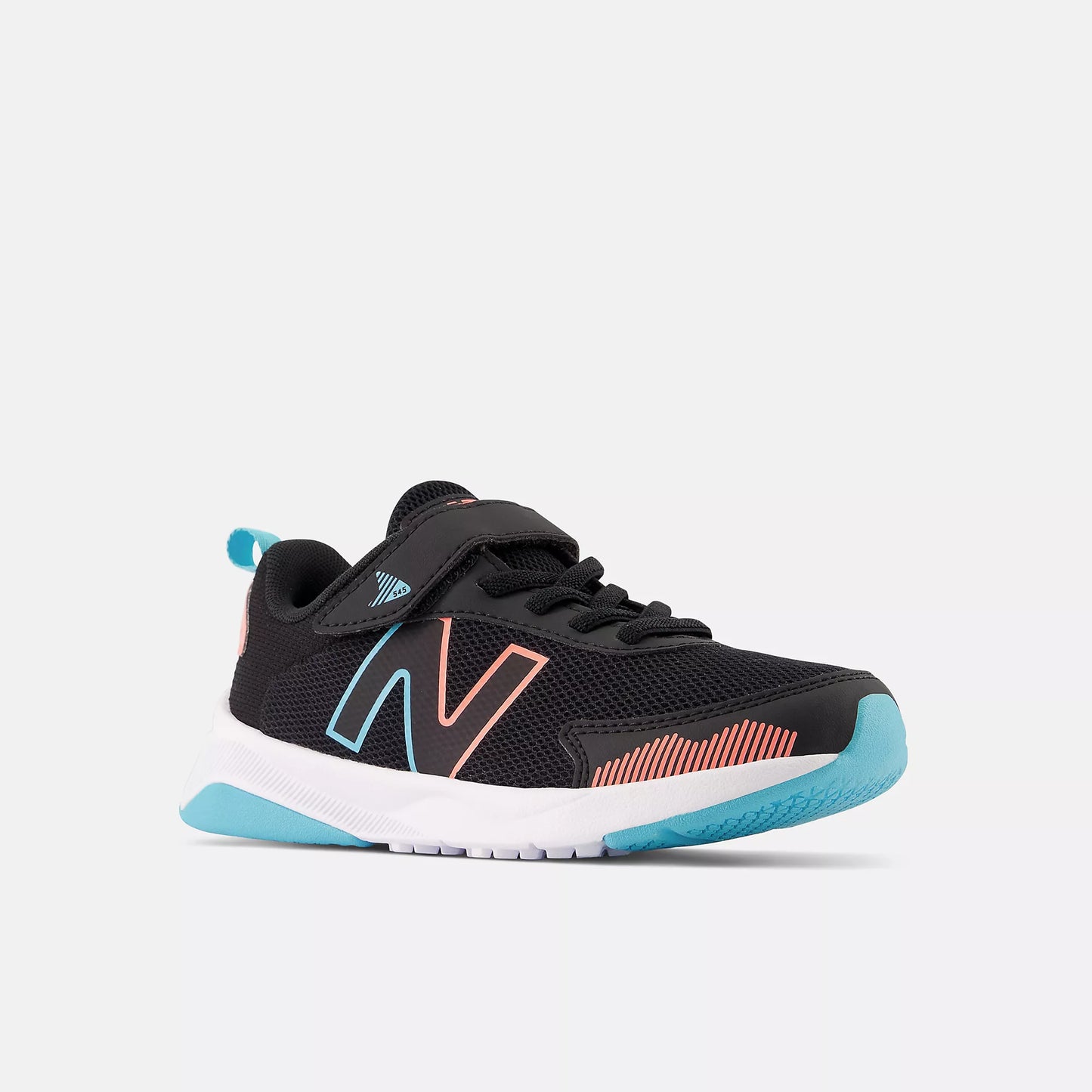New Balance Preschool Dynasoft 545 Bungee Lace Black Grapefruit