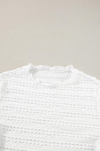 Threaded Pear Mia Jacquard Slim Fit Top