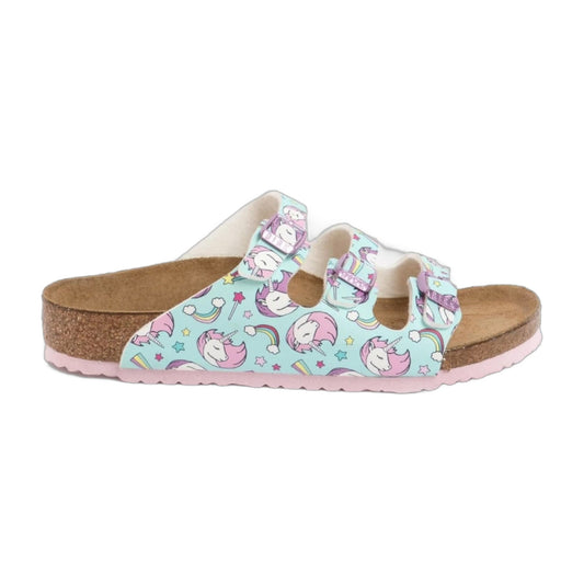 Birkenstock Florida Kids Birko-Flor Unicorn Seafoam