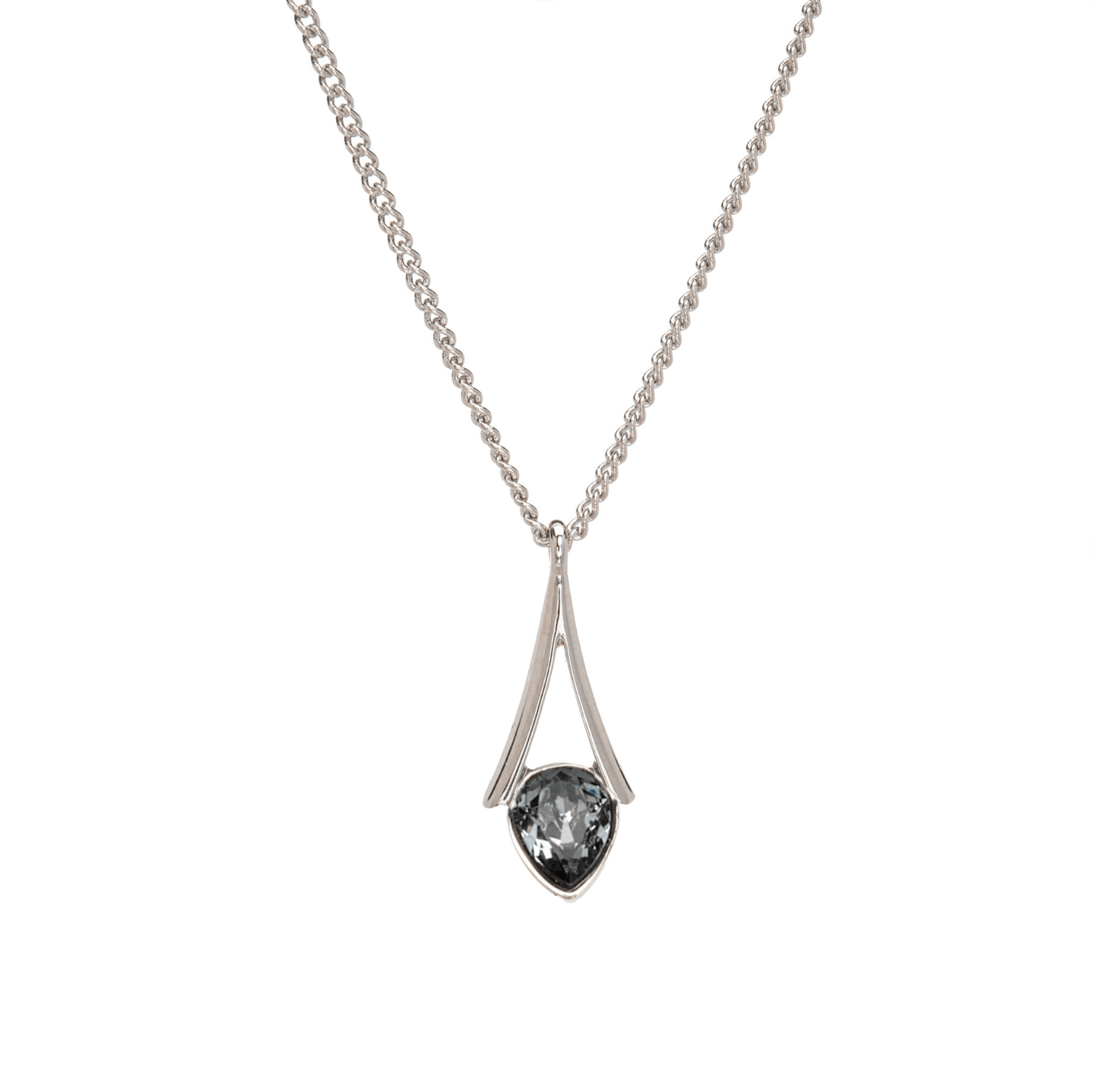 Silver Teardrop-