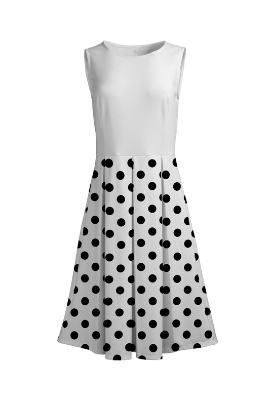 White & Black Polka Dot-