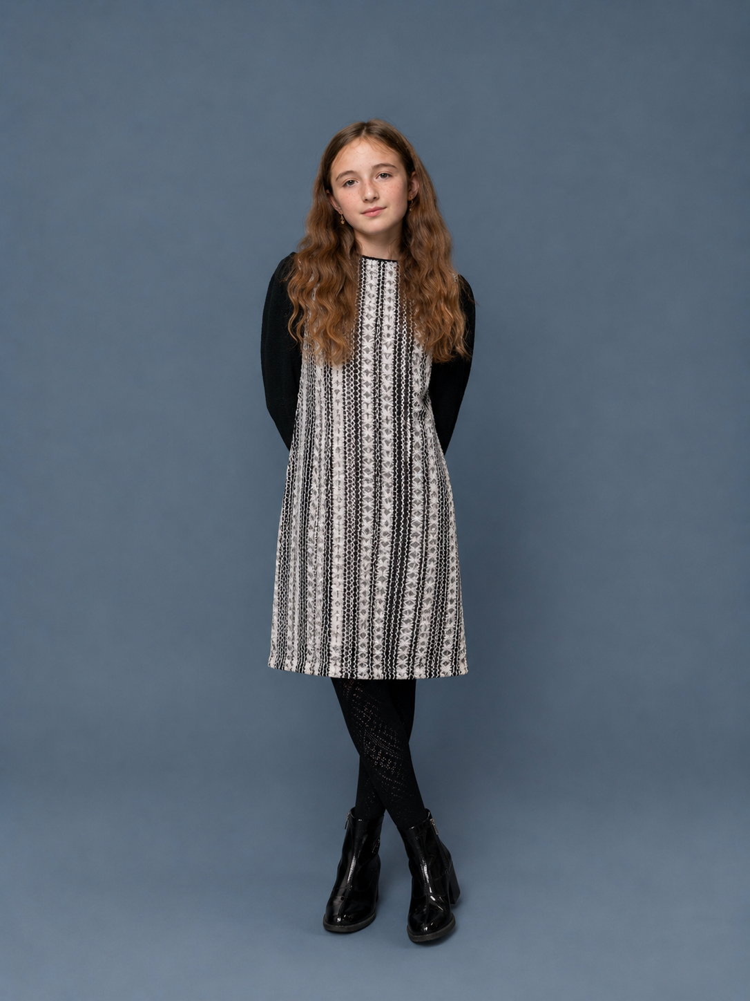 Lace Puff Sleeve Dress