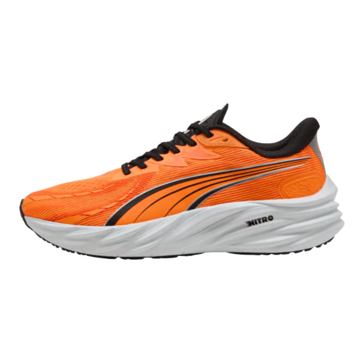 PUMA Velocity Nitro 4 Men's Running Shoes — Heat Fire/PUMA Black