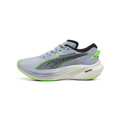 PUMA Deviate Nitro 3 HYROX Women's Running Shoes — Cool Weather/Green Glare