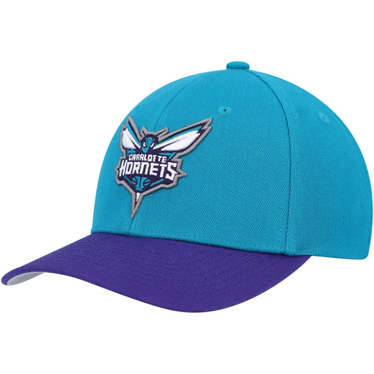 Mitchell & Ness Men's NBA Team 2 Tone 2.0 Stretch Snapback NBA Hornets Snapback Caps