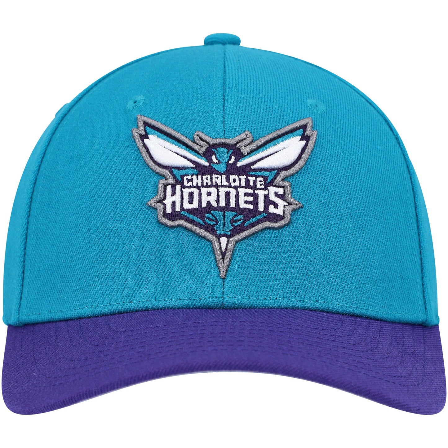 Mitchell & Ness Men's NBA Team 2 Tone 2.0 Stretch Snapback NBA Hornets Snapback Caps