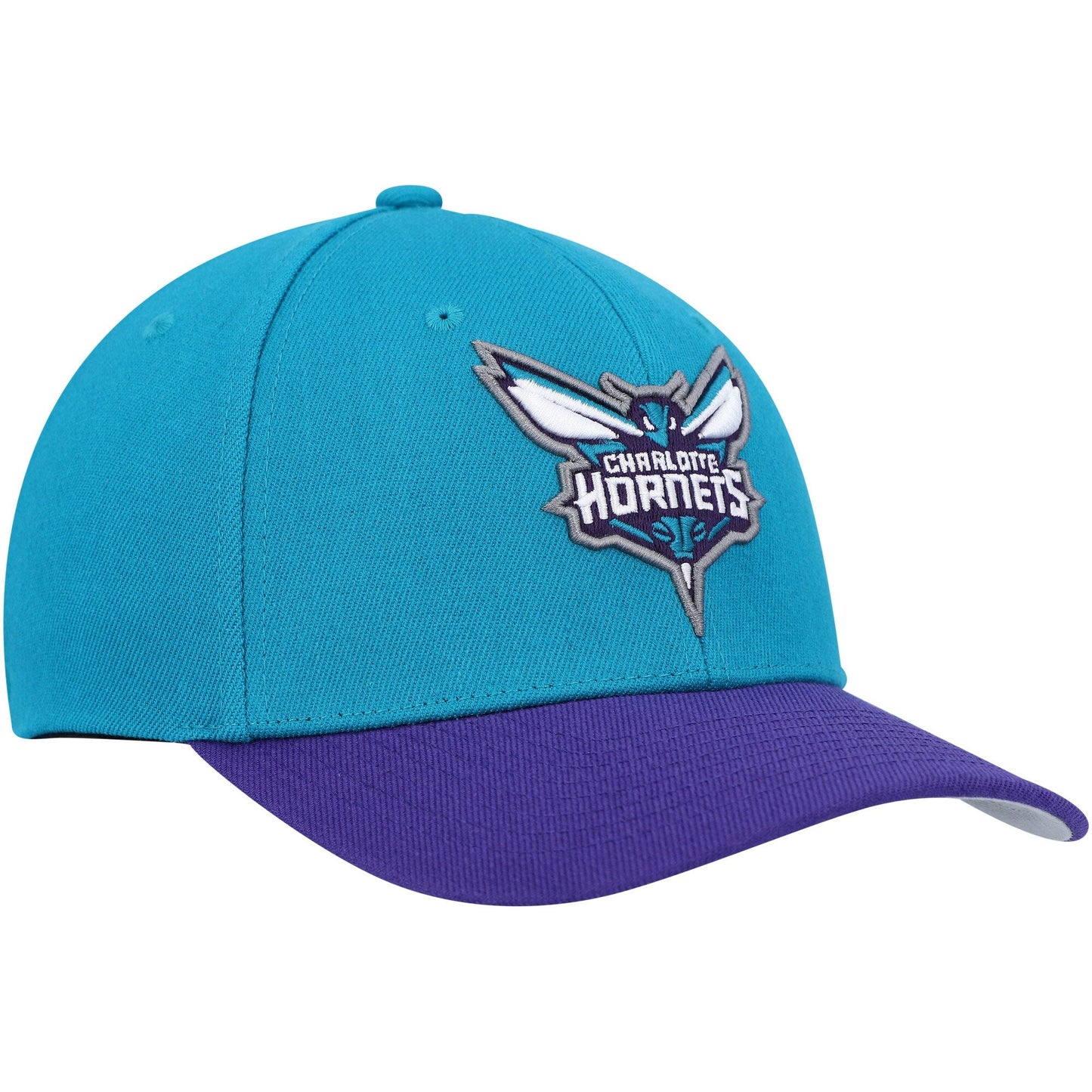 Mitchell & Ness Men's NBA Team 2 Tone 2.0 Stretch Snapback NBA Hornets Snapback Caps