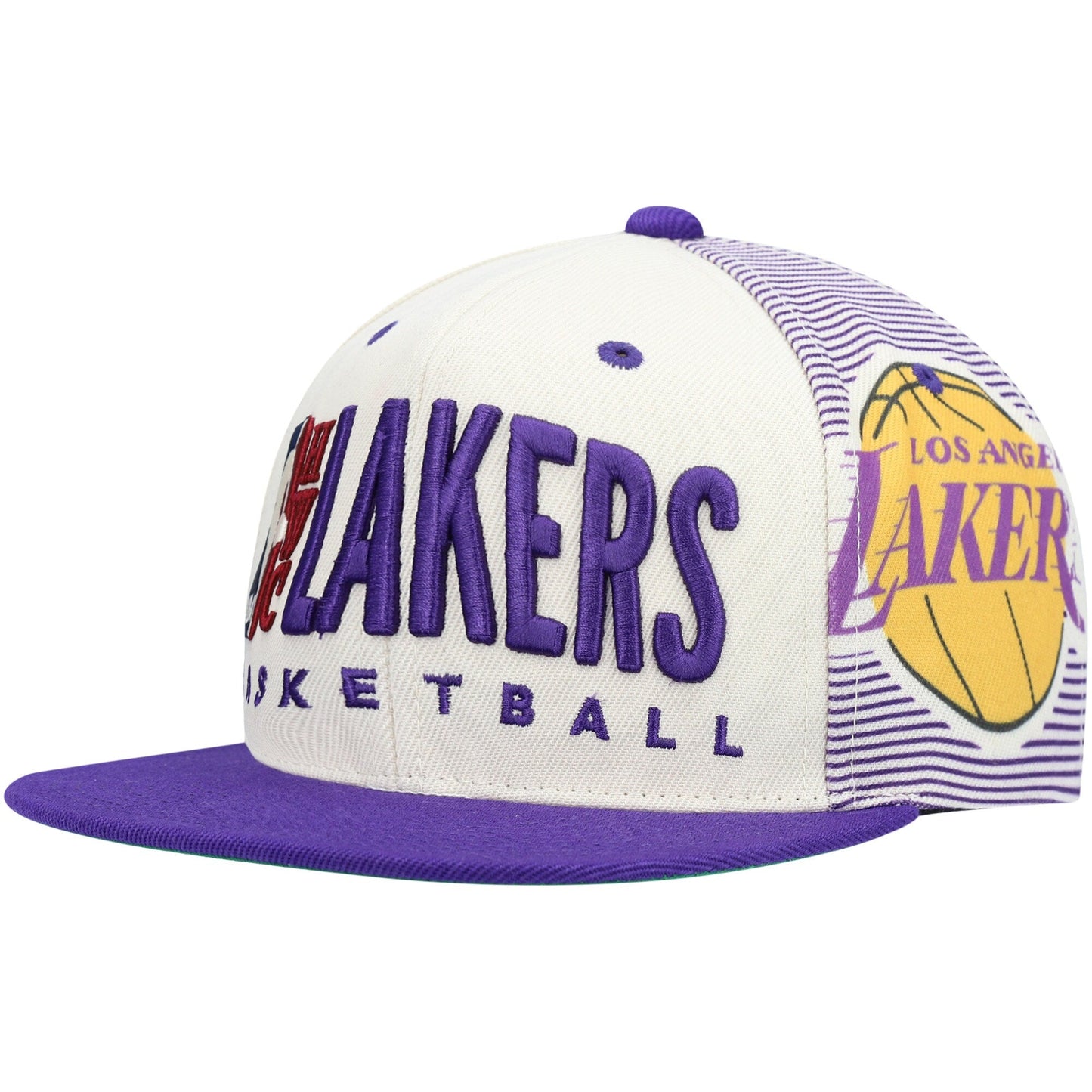 Men's Mitchell & Ness NBA Team Basketball Big Face Hwc Lakers