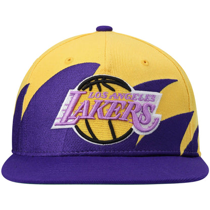 Mitchell & Ness Men's NBA La Lakers Sharktooth Snapback Snapback Caps