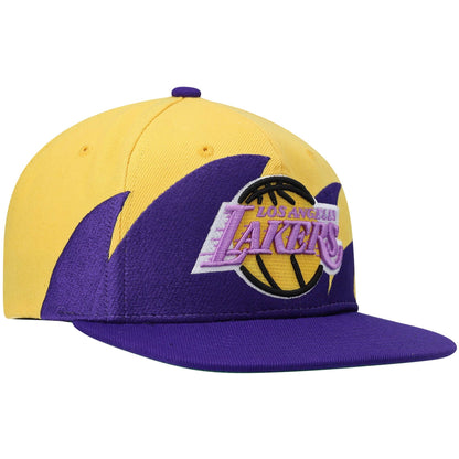 Mitchell & Ness Men's NBA La Lakers Sharktooth Snapback Snapback Caps