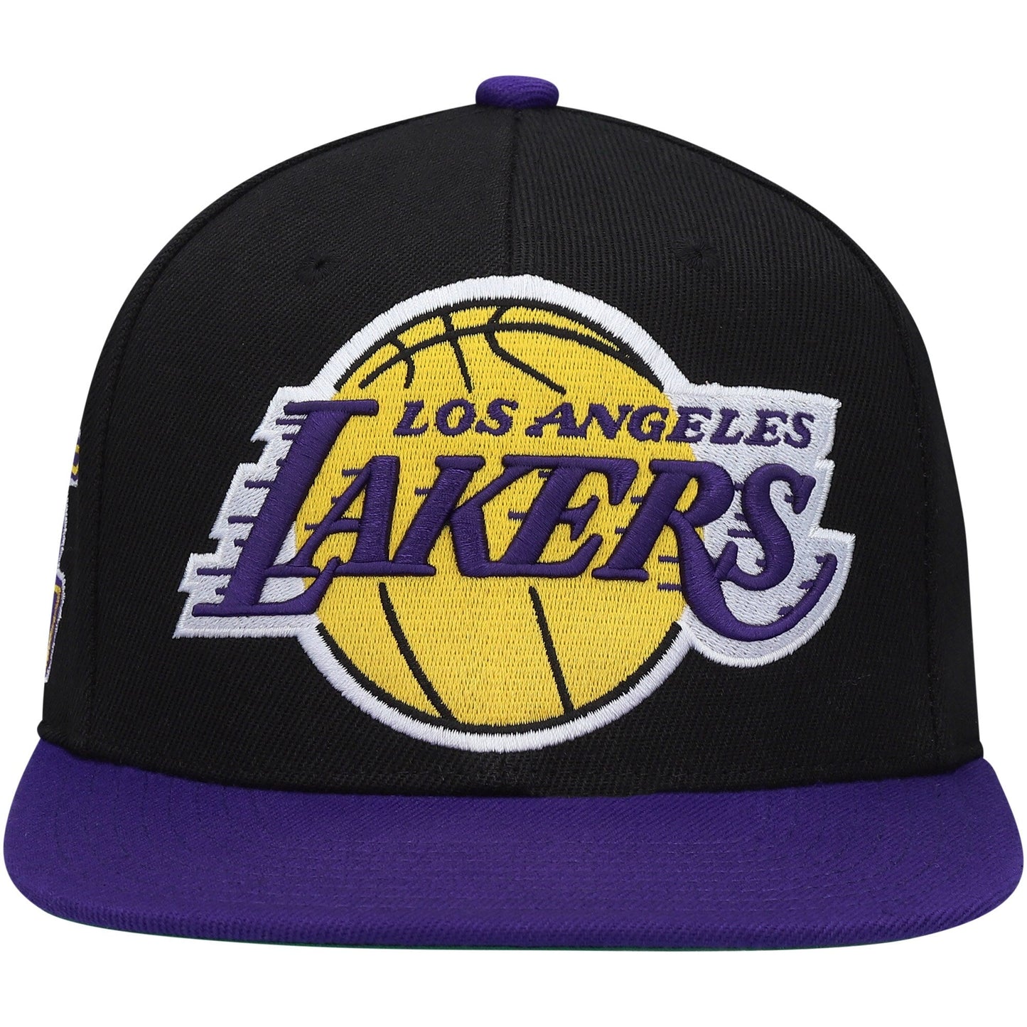 Men's Mitchell & Ness NBA Xl Wordmark Snapback Lakers