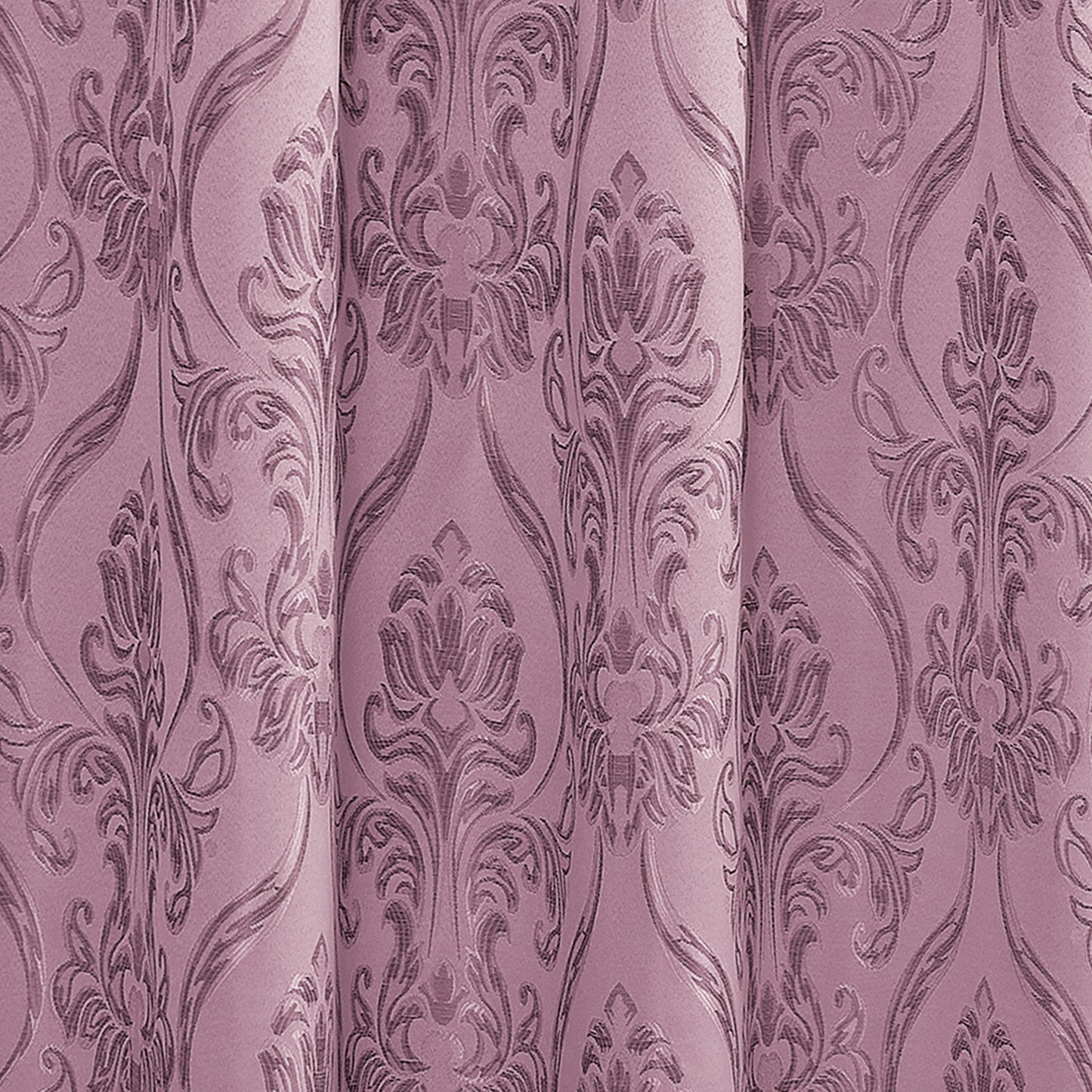 Elegant Comfort Set of 2 Penelope Jacquard Look Curtain Panels - 54" W x 84" L