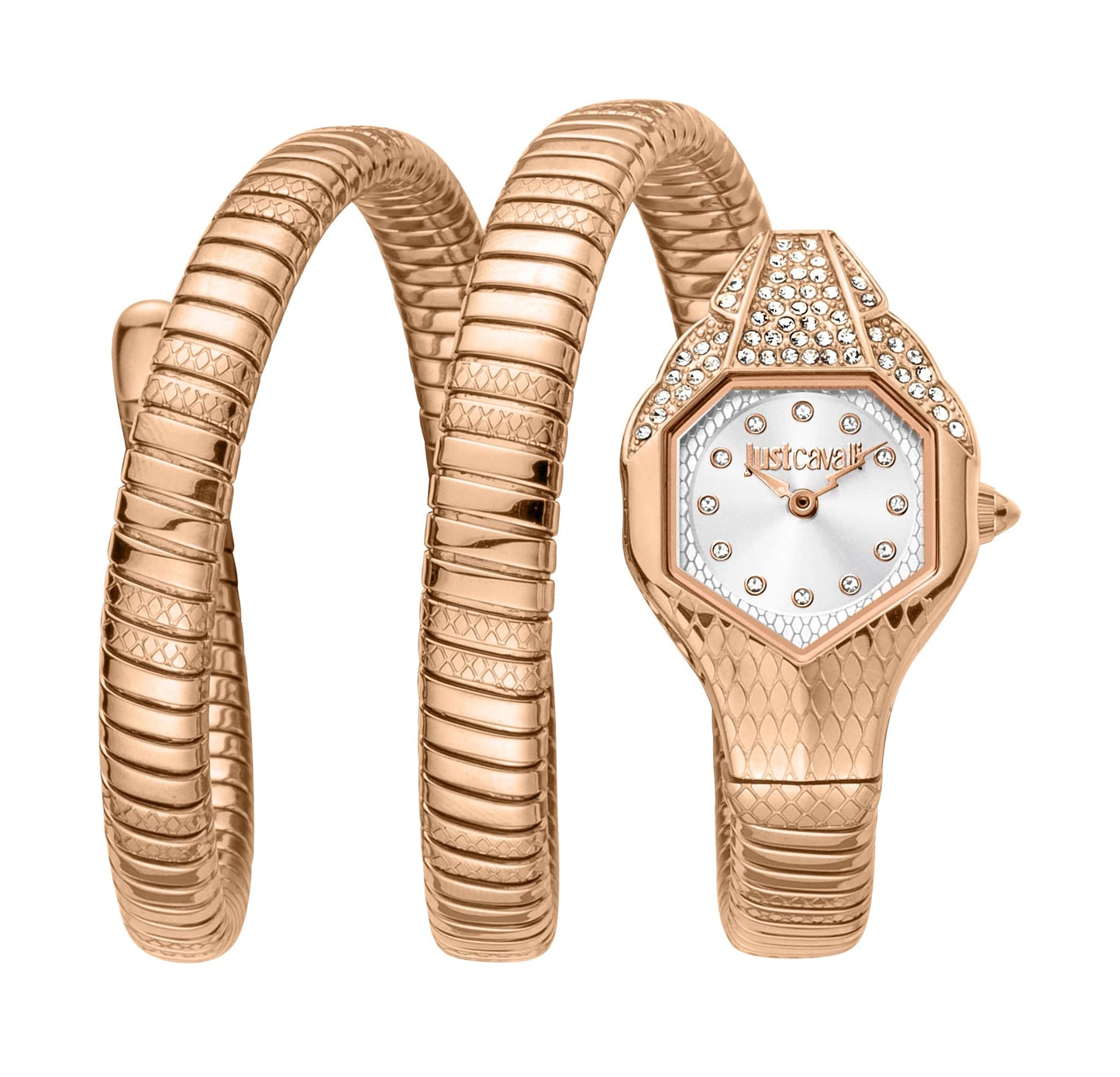 Just Cavalli Women's Snake 316L Stainless Steel Watch Jc1l193m0075