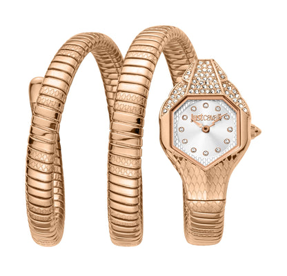 Just Cavalli Women's Snake 316L Stainless Steel Watch Jc1l193m0075