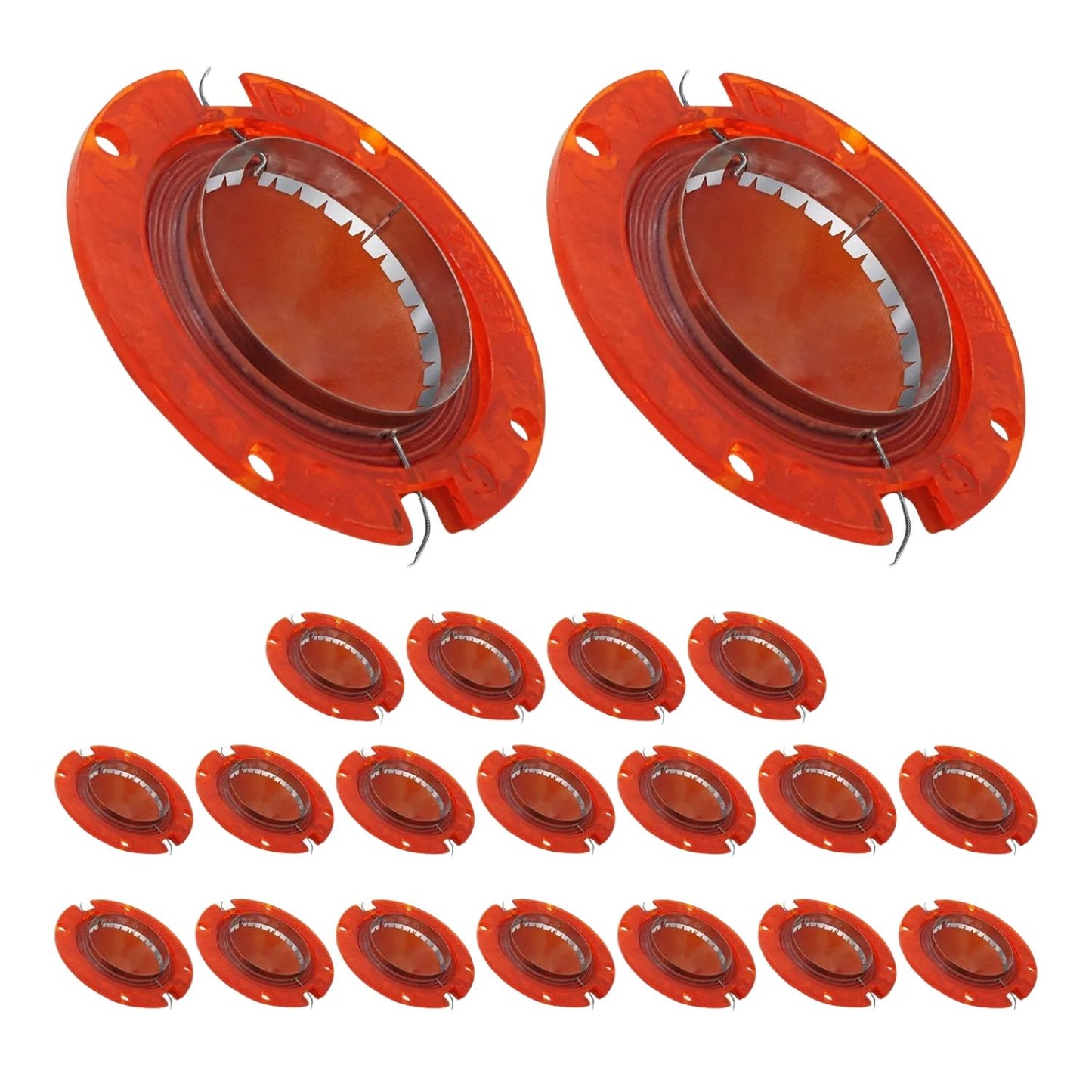 5 Core Voice Coil Diaphragm Phenolic 2" Voice Coils for Compression Horn Driver - DP 200 20PCS - Red