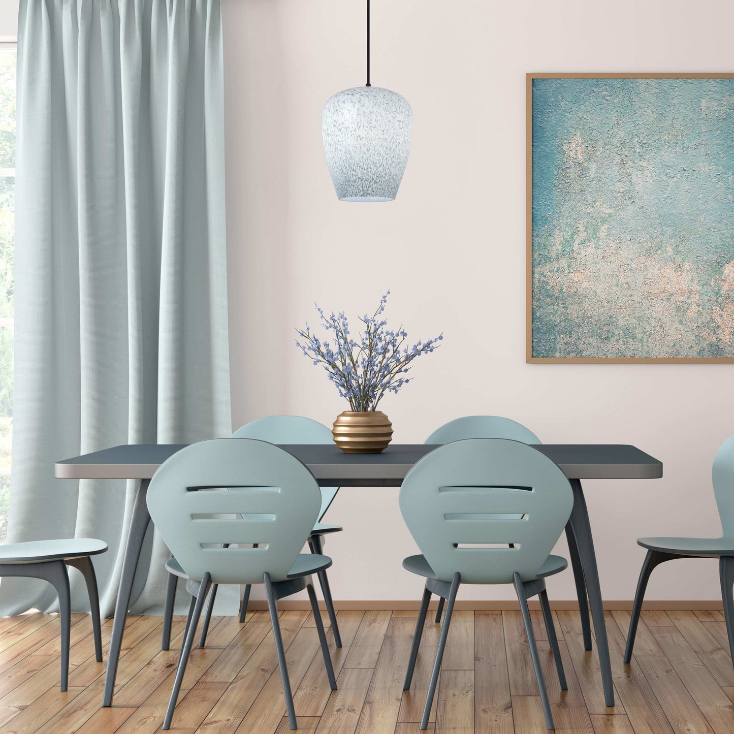 Blue/White/Green/Gold/Black-