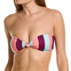 SALMON ROSE MULTI STRIPE PRINT