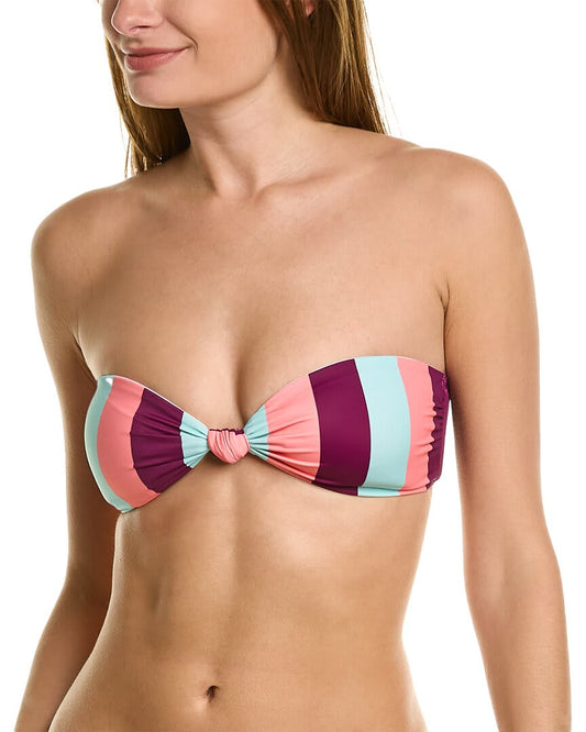SALMON ROSE MULTI STRIPE PRINT-