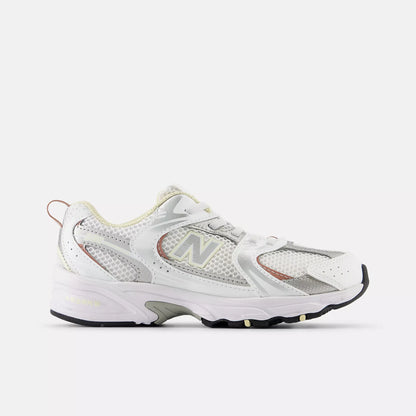 New Balance Preschool 530 Bungee 'White Beige Pink' (Ps)
