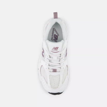 New Balance Preschool 530 'White/Dark Ice Wine' (Ps)