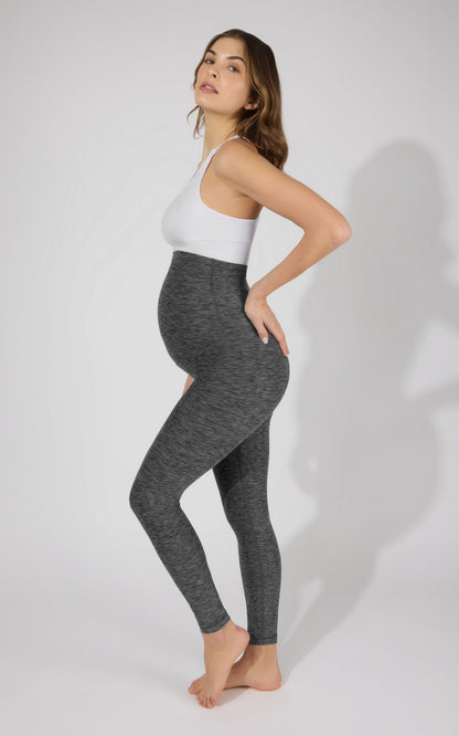 Maternity Heathered Lux Ankle Legging