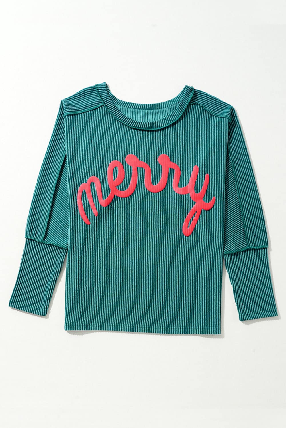 Selah Batwing Sleeve Knit Top - Green / L - 12/14