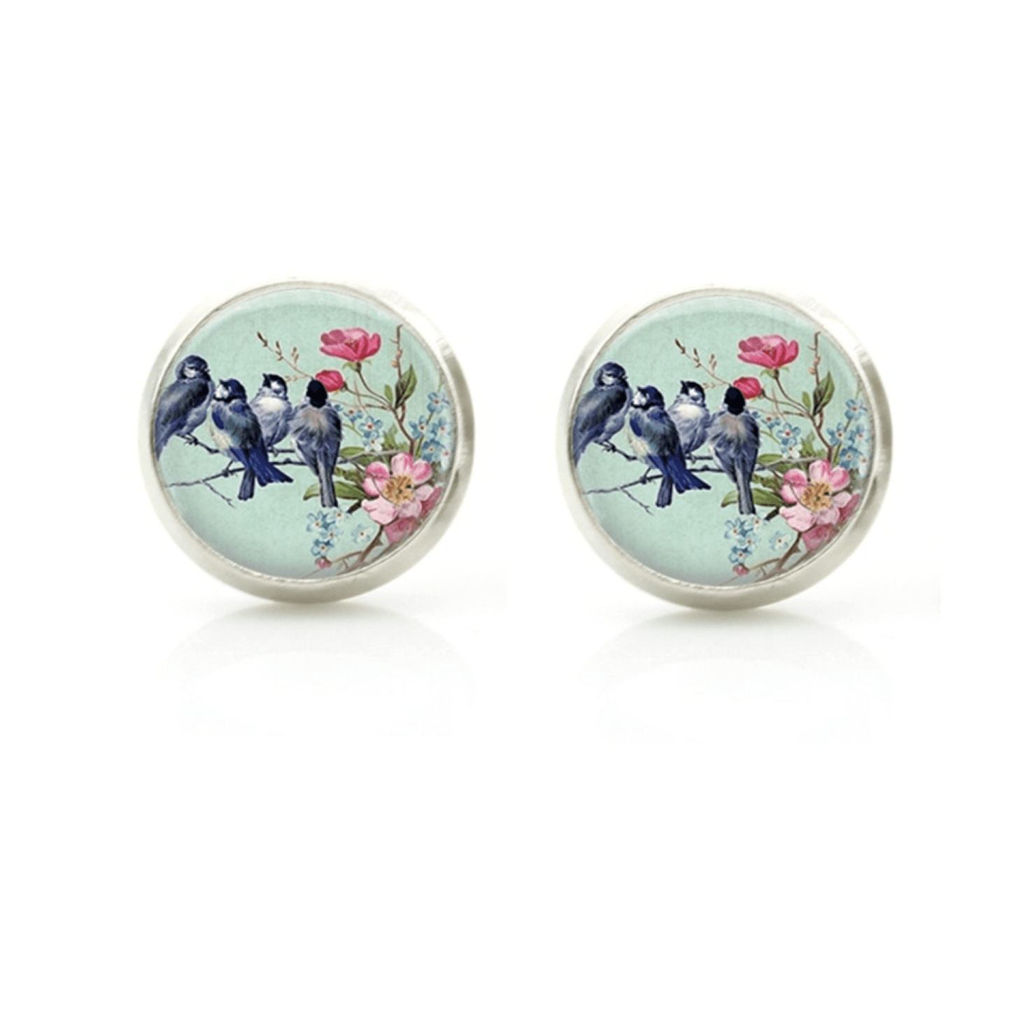 Vintage Floral Birds-
