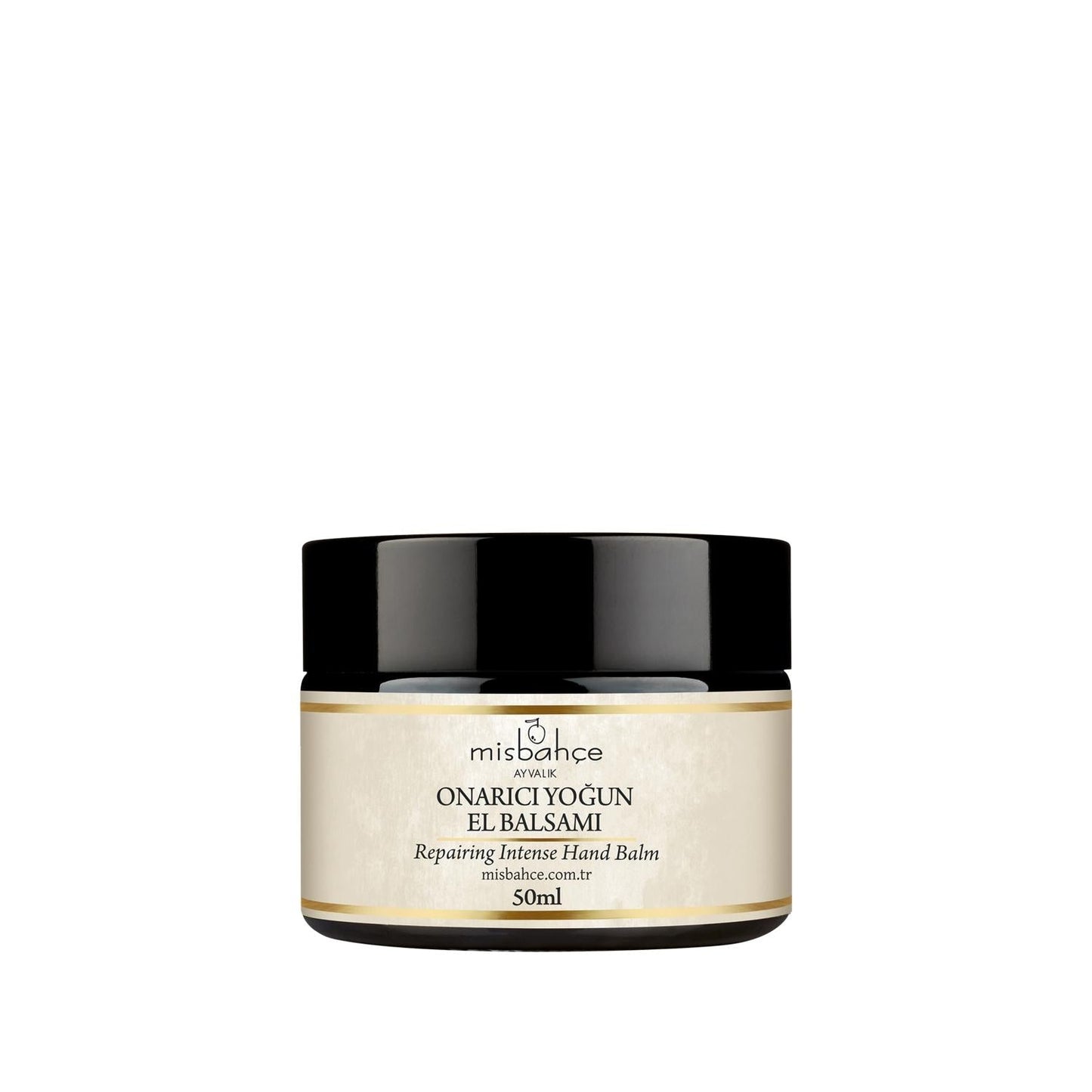 Misbahçe Intensive Hand Balm for Dry Hands - 50ml, Moisturizing & Repairing Hand Cream