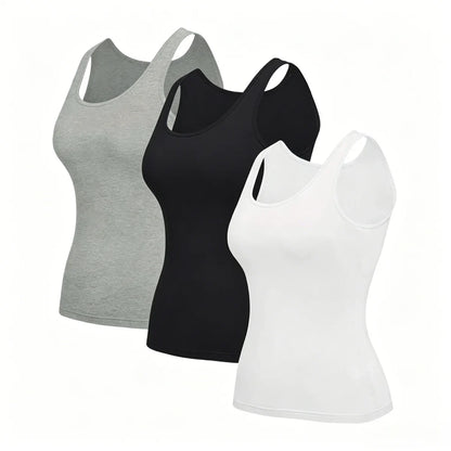 3-Pack(Black,White,Grey)-