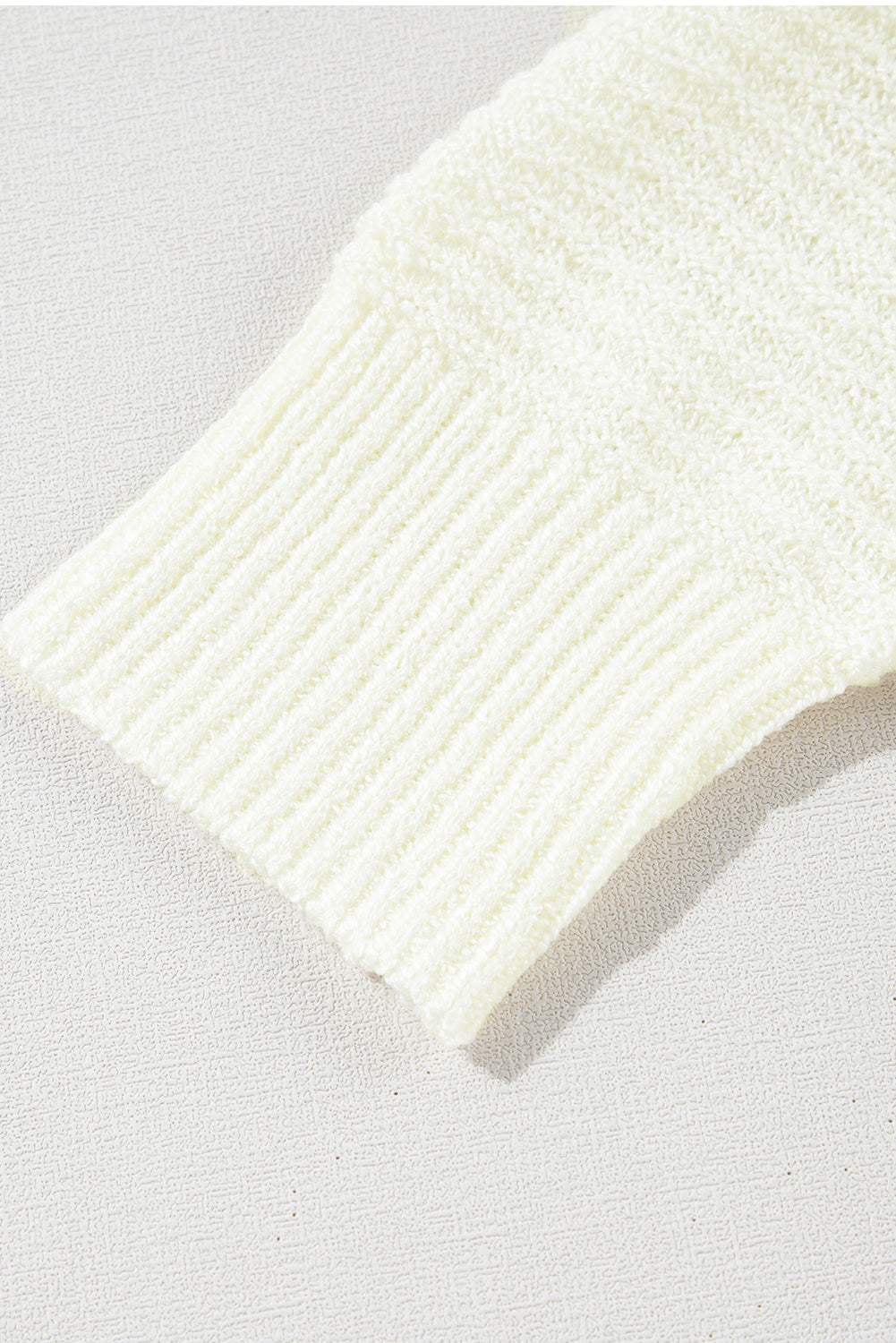 Threaded Pear Eleanor Shoulder Bubble Sleeve Sweater