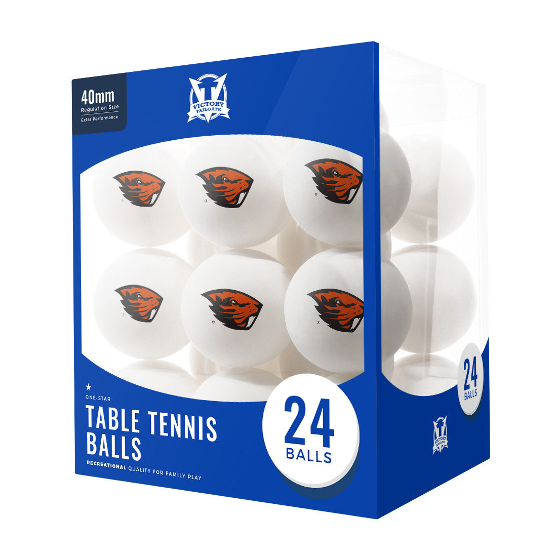 Oregon State Beavers Ping Pong Balls (24-Pack)