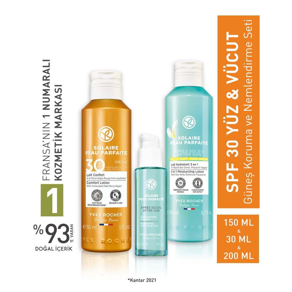 Solaire Peau Parfaite SPF 30 Sunscreen and After-Sun Care Set for Face and Body - Protects and Moisturizes Skin