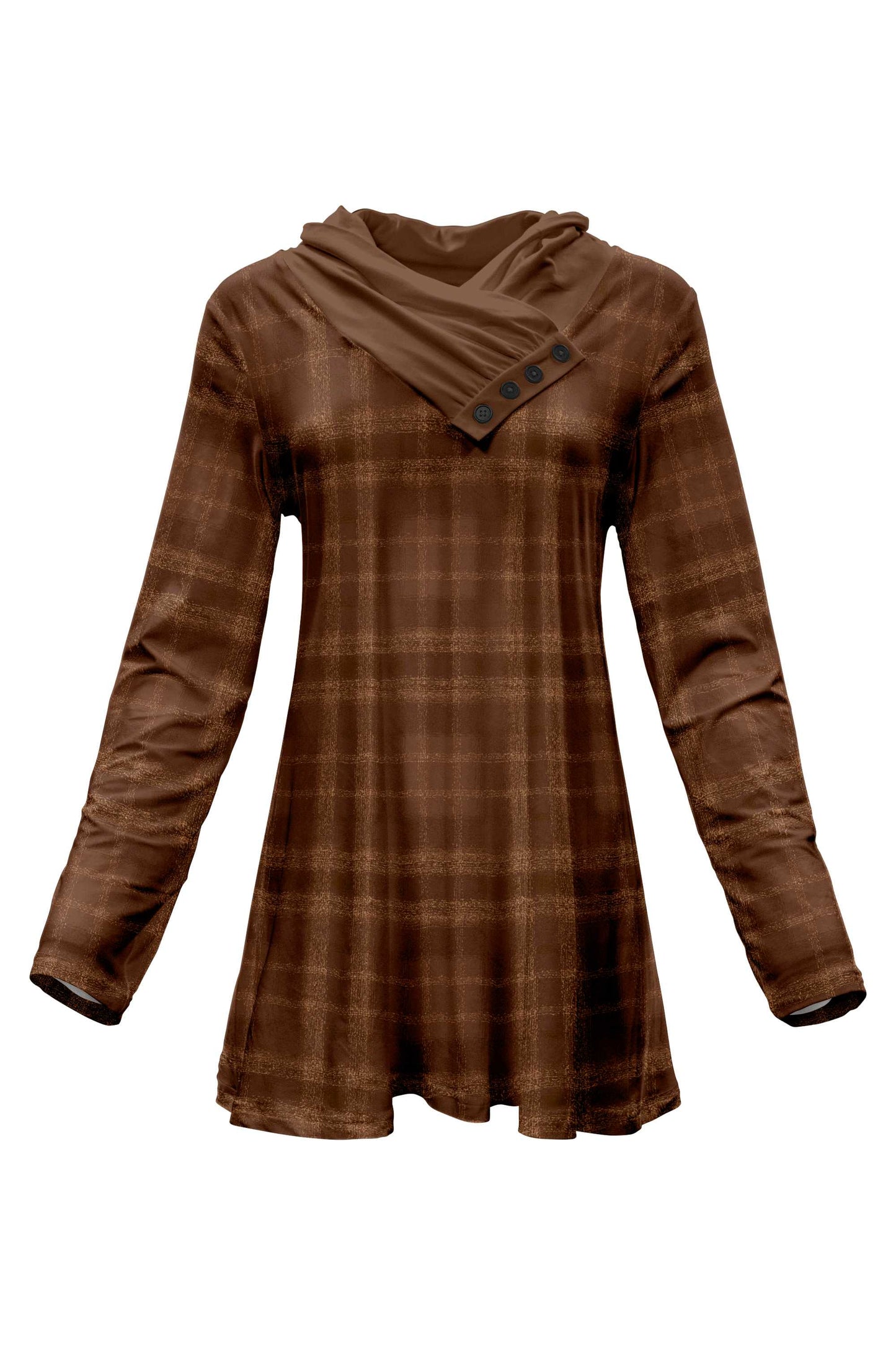 Brown Beige Plaid-