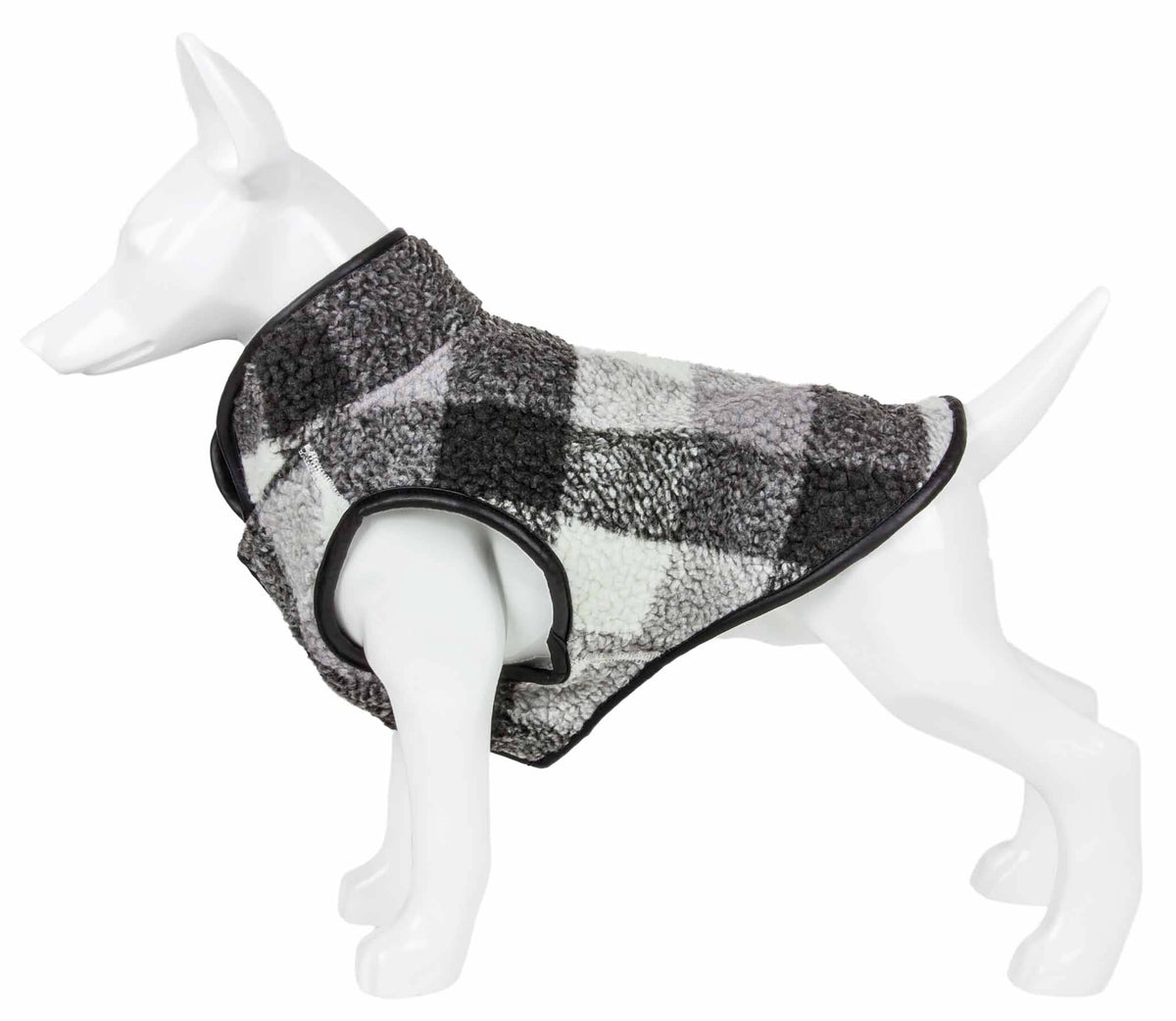 Black, Grey And White Plaid-