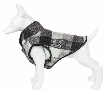 Black, Grey And White Plaid-