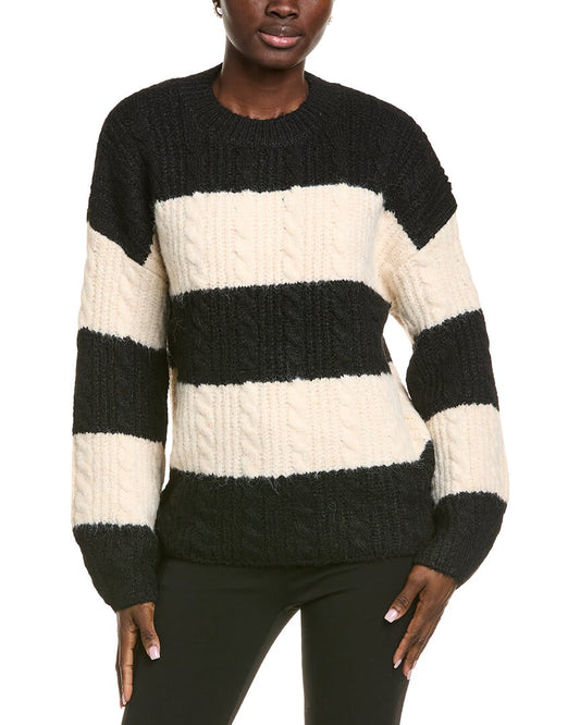 BLACK/CREAM-