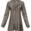Beige White Plaid Mix