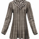 Beige White Plaid Mix