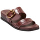 CH MAHOGANY CROC PRINT LEATHER