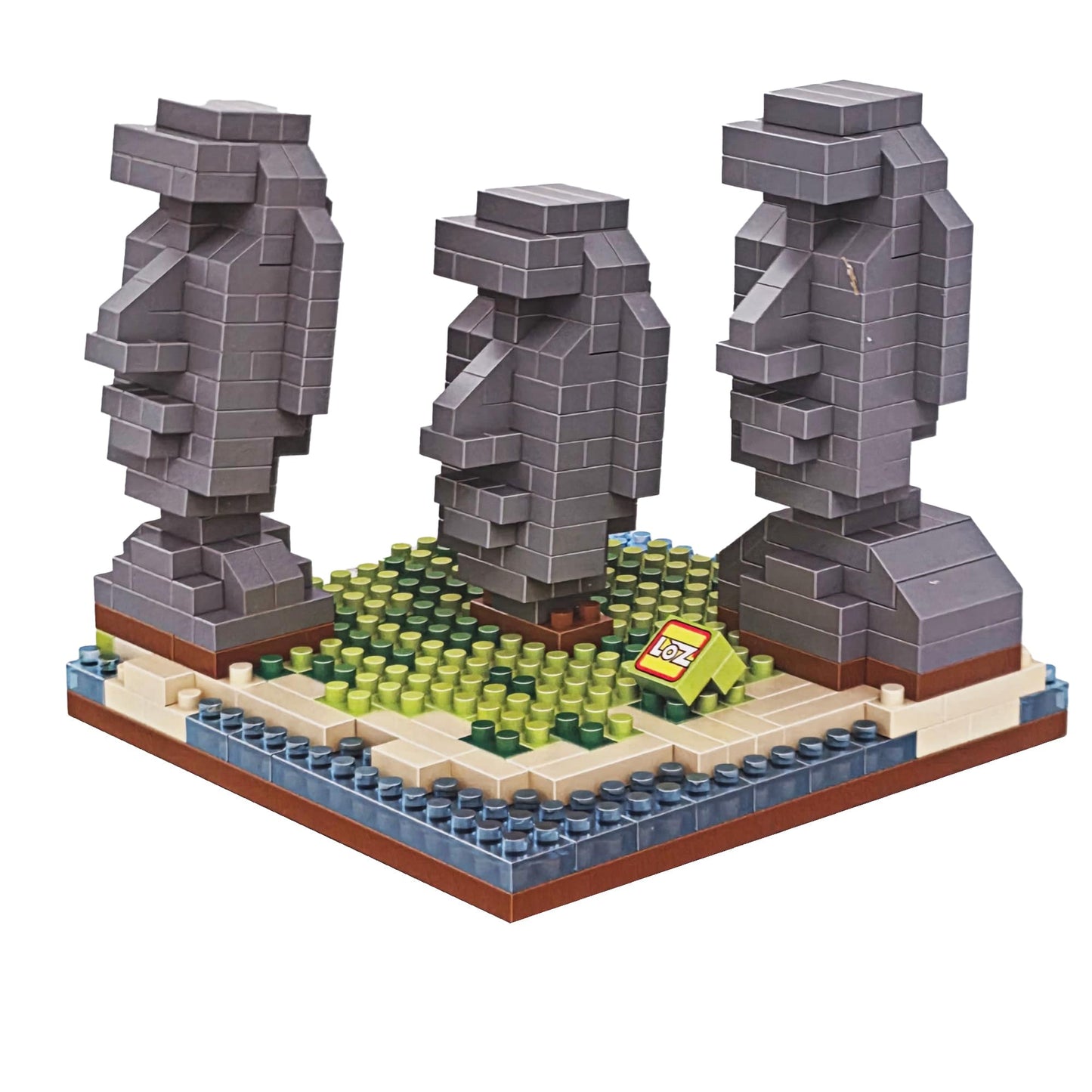 Easter Island Micro Block Set With 440 Bricks
