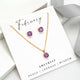 Gold Amethyst- February