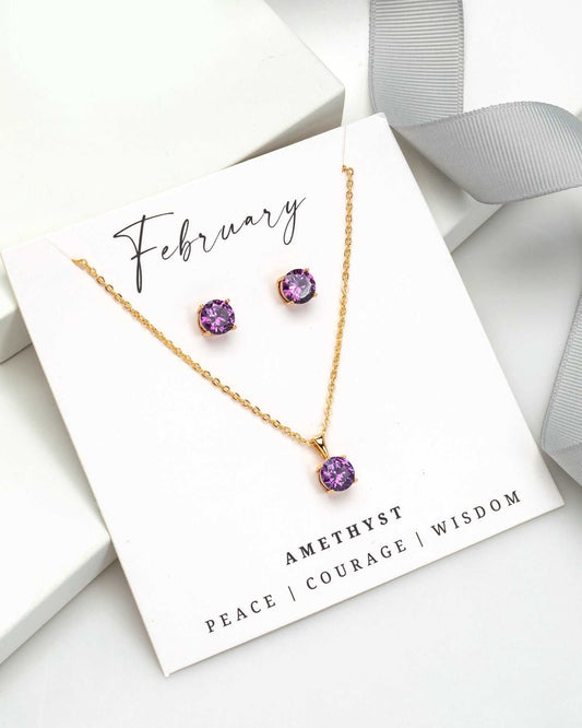 Gold Amethyst- February-