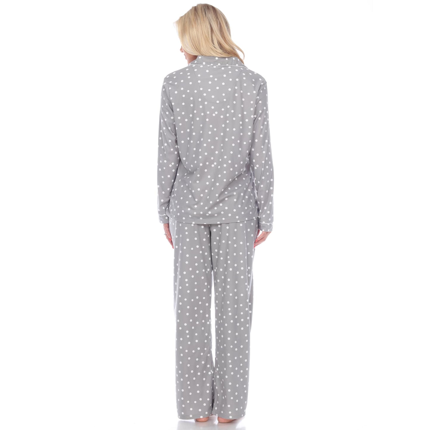 Grey Polka Dots-