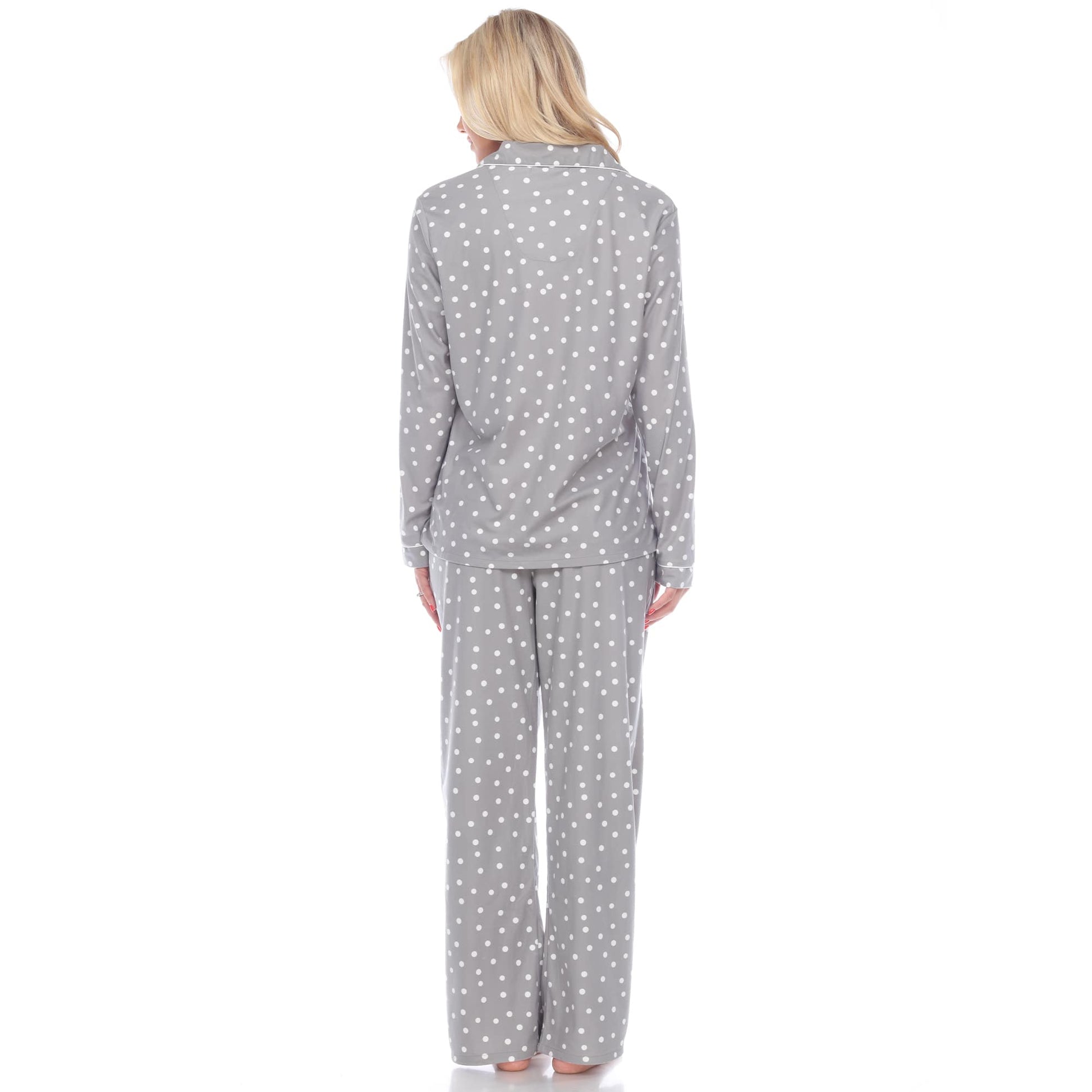 Grey Polka Dots-