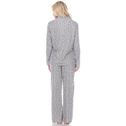 Grey Polka Dots-