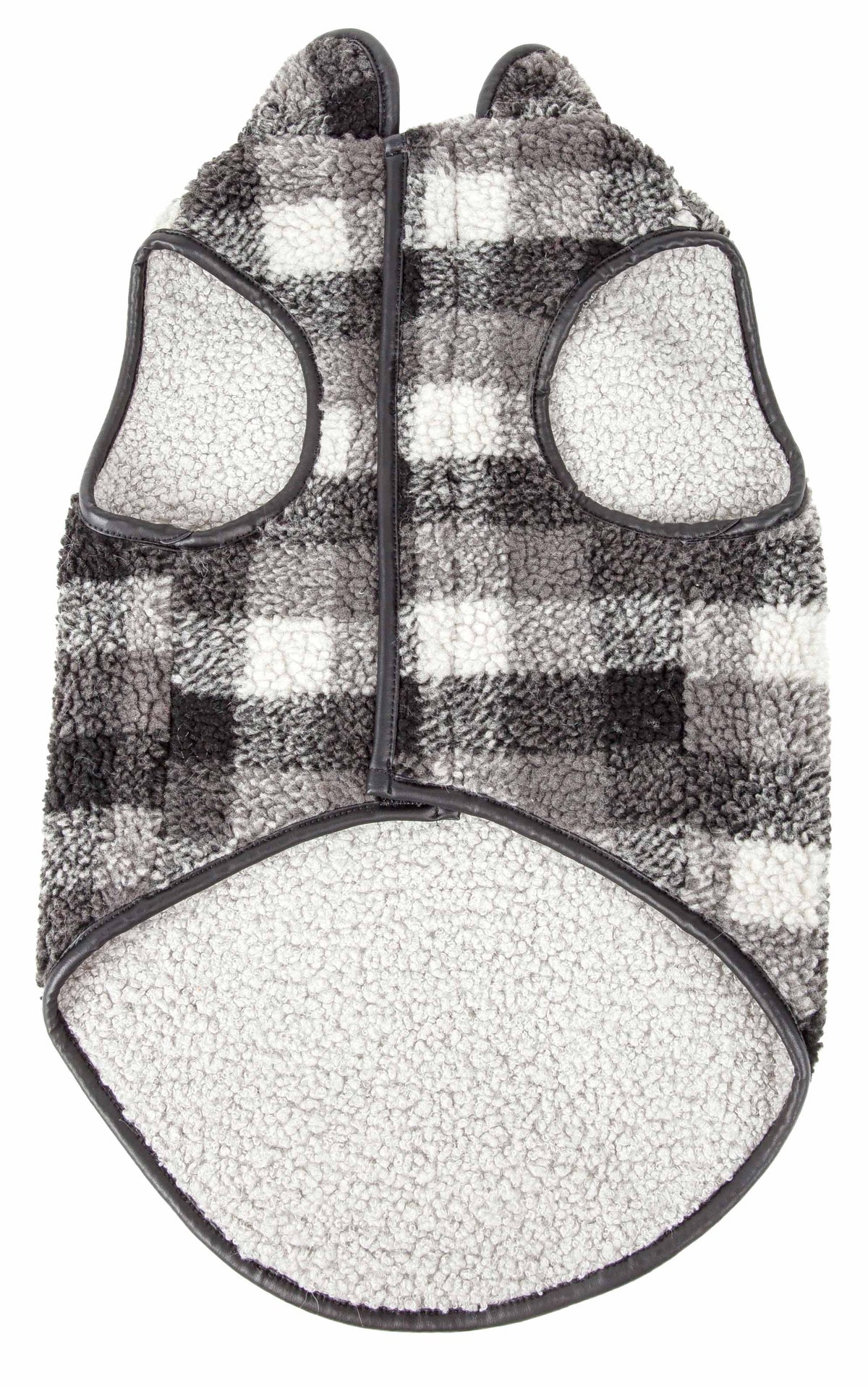 Black, Grey And White Plaid-